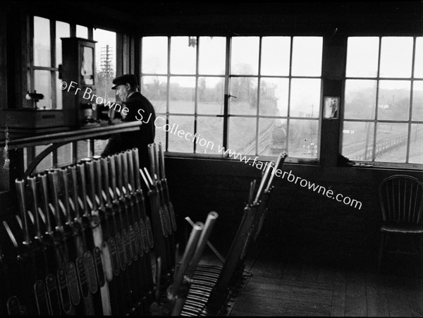 INTERIOR OF SIGNAL BOX